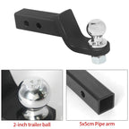 6000LBS Tow Hook Hitch Mount Hook Trailer With 2" or 50mm Trailer Ball Trailer Arm Set Trailer Hitch Camp Trailer Accessories 3