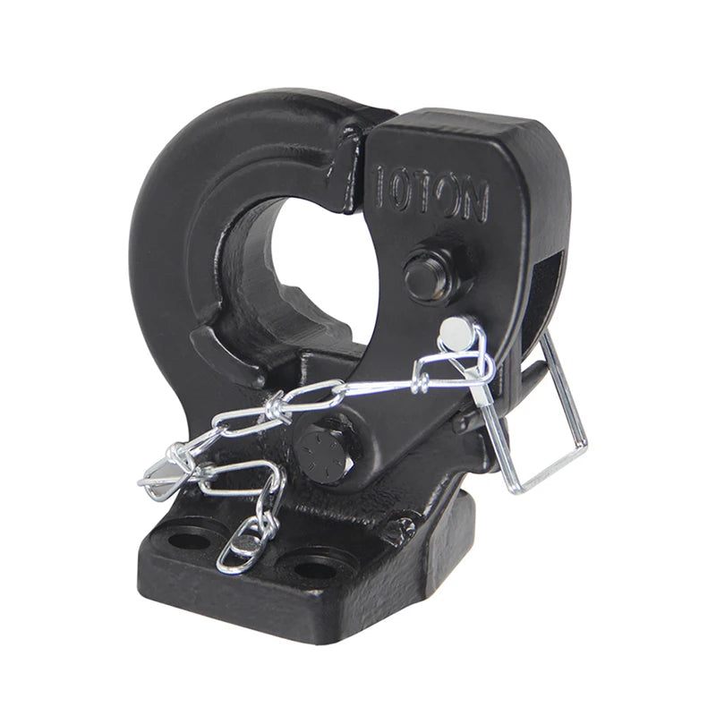 Hot Sale High Quality Forging Trailer Hitch 10T Steel Tow Hook Fits 85x45mm Install Hole Receiver Pintle Tow Hook Accessories 5
