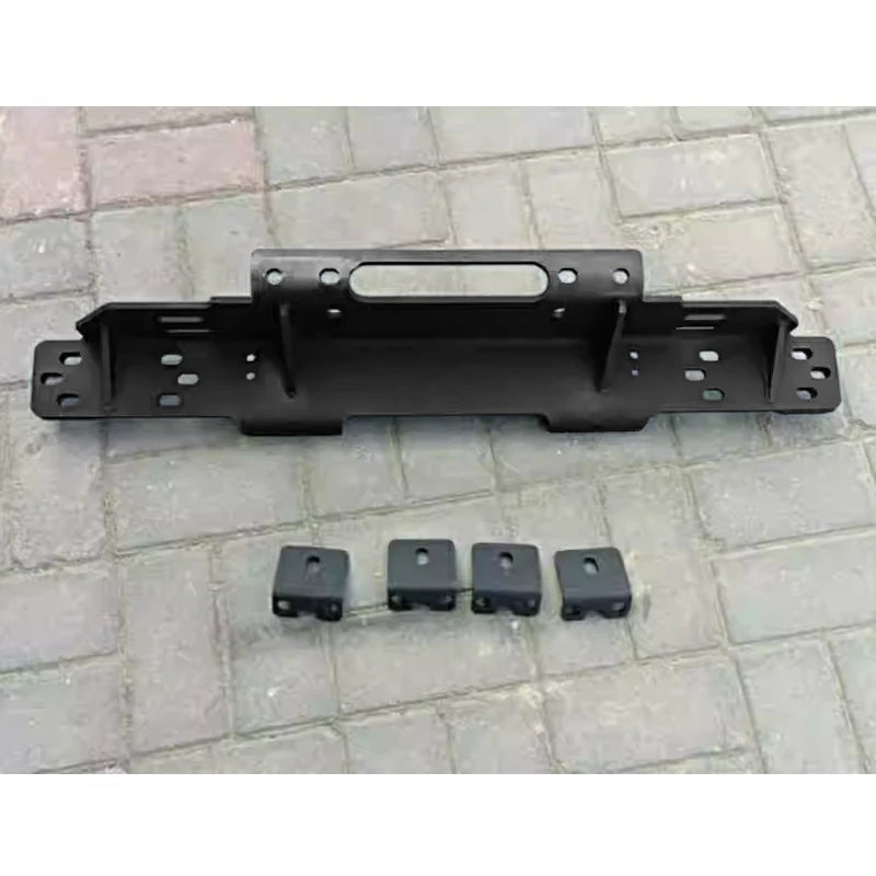 For Ford Everest Steel Front Winch Tray Bracket Parts Winch Mounting Rack Holder Trailer Hitch Car Winch Cradle Accessories 4