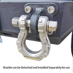 Trailer Dragon's Tooth 304 Stainless Steel Towing Solid Hook with Bow Shackle and Forged Tow Ball Trailer Hitch Arm Car Parts 5