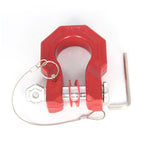 Red Forged 40CR Steel Trailer Hitch Bow-shackle U-hook Tow Hook Refit Partsl Off-road Car Accessoriesow 3