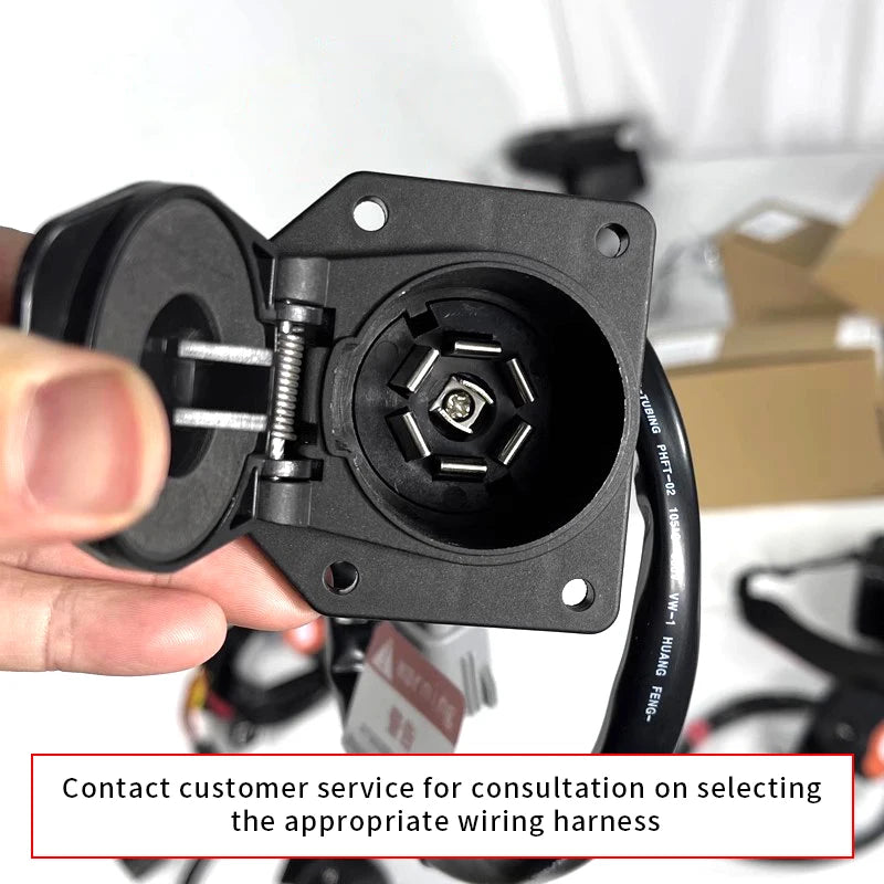 Universal US Standard 7 Way Trailer Wiring Harness Kit with CAN-Bus Decoder 7 Pin Blade Trailer Plug Trailer Hitch Towing Parts 2