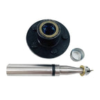 New High Quality Steel 5-114.3 Unbraked Trailer Half Axle Straight Haba Head Wheel Hub Belt Hitch Accessories 1500kg Load 5