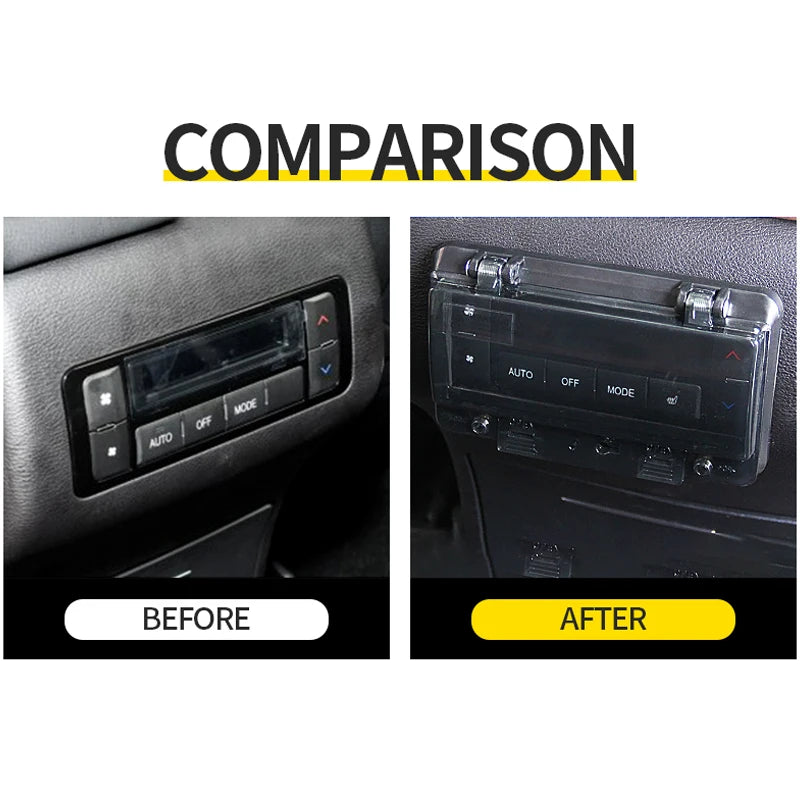 For Great Wall Haval H9 Rear AC Button Cover AC Control Panel Protector Trim Trailer Hitch Car Anti-scratch Cover Accessories 6
