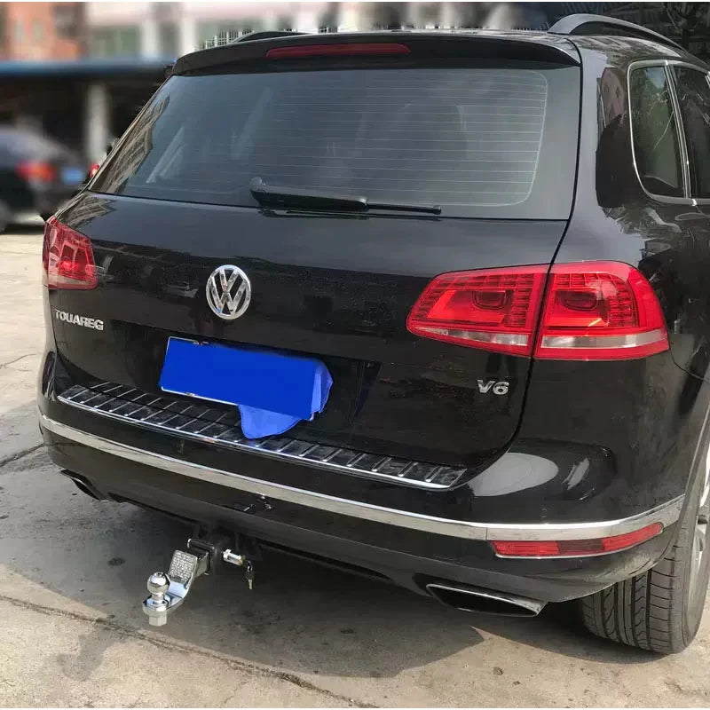 For Touareg Trailer Steel Rear Bumper Offroad Parts Car Tow bar with 2in Receiver Towing Hook Vehicle Trailer Hitch Accessories 6