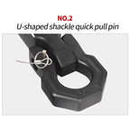 15ton Shackle Aluminium Trailer Arm Connector 2 Inch Receiver Trailer Hitch Camp Trailer Car Accessories Offroad Refit Parts 5