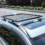 Customizable 2007- 2012 CRV Split Roof Flat Top Alloy Material Outdoor Luggage Platform Trailer Hitch Camp Trailer Accessories 5