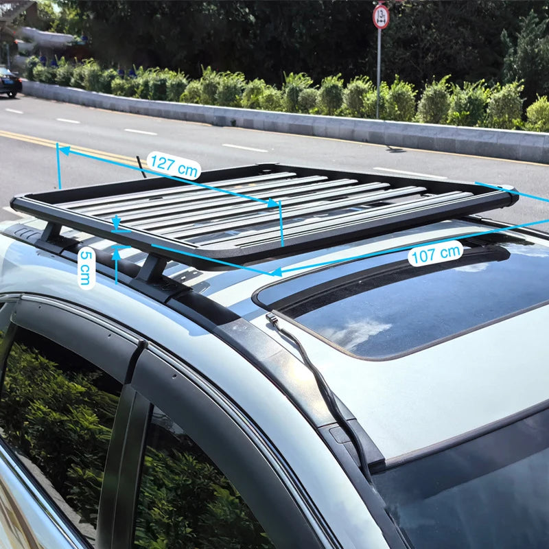 Customizable 2007- 2012 CRV Split Roof Flat Top Alloy Material Outdoor Luggage Platform Trailer Hitch Camp Trailer Accessories 5