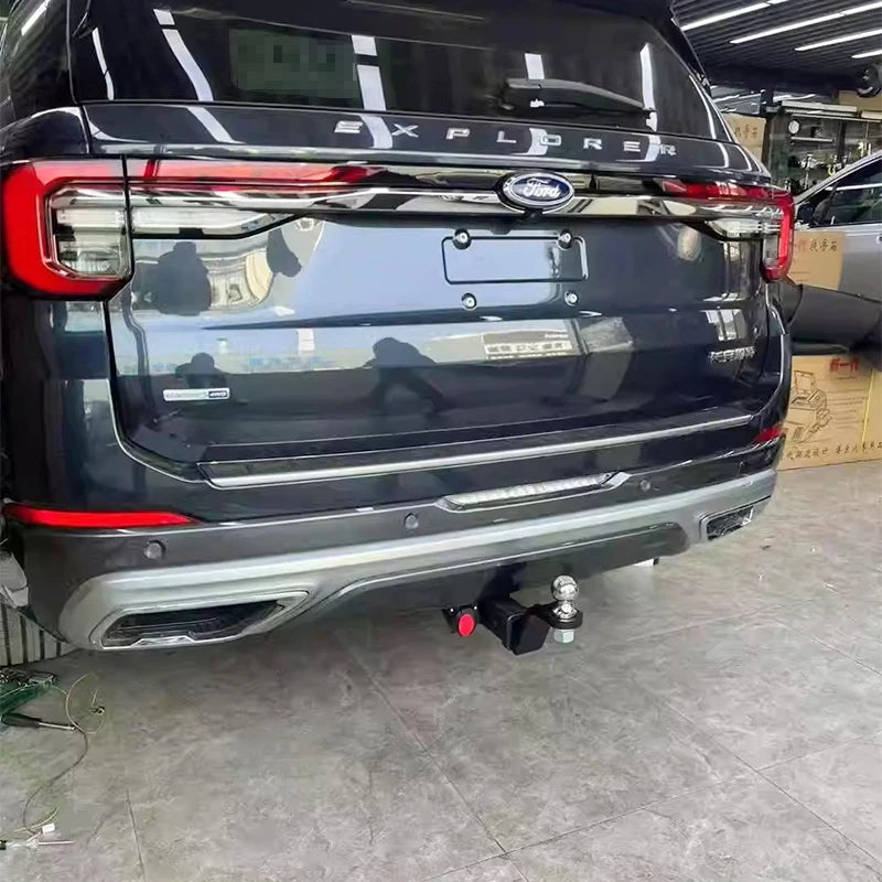 For Ford Explorer Car Trailer Rear Bumper Parts Car Tow bar Towing Hook Vehicle Trailer Hitch Accessories Caravan Coupling 5