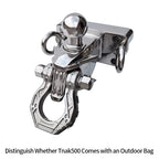 Stainless Steel Towing Hook for 2025 Tank500 Dragon's Tooth Design with Tow Ball and Shackle Trailer Hitch Base Car Accessories 5
