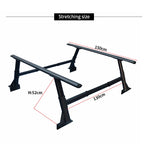 Universal Adjustable Pickup Truck Aluminum Alloy Roll Bar Chase Rack Sport Bar Trailer Hitch Car Accessories Tent Compatible 3