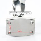 8Ton Stainless Steel Trailer Hook and 85x45mm Install Hole Pintle Tow Hook Parts High Quality Trailer Hitch Ball Accessories 4