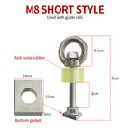 Customized M8 Metric Inch Ring Nut Screw Eye Nuts 304 Stainless Steel Heavy Industrial Bolt for Trailers Circular Ring Design 2