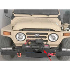 For BJ212 Steel Built-in Original Car Front Bumper Winch Tray Bracket Winch Mounting Rack Holder Frame Trailer Hitch Accessories 5