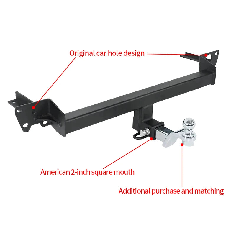 For Aion Y Car Tow bar Steel Trailer Rear Bumper Parts Towing Hook Vehicle Trailer Hitch Accessories Coupling Caravan Device 2
