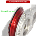 New High Quality 8 Ton Load Guide Pulley 20mm 7075 Aluminum Groove for Offroad Rescue Trailer Hitch Camp Trailer 4