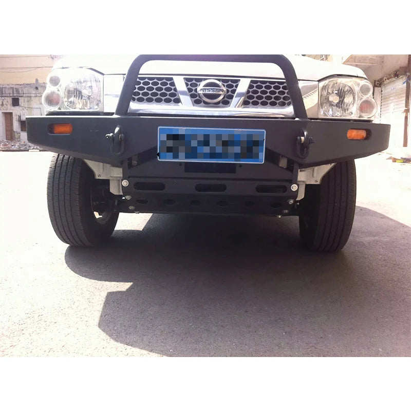 For Nissan NP300 D22 Steel Winch Tray Bracket Parts Front Bumper Winch Mounting Rack Holder Frame Trailer Hitch Car Accessories 5