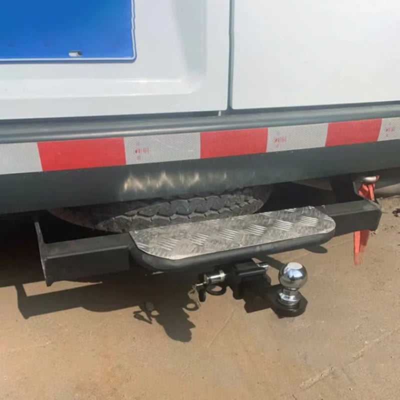 For Ford New Transit T8 Steel Trailer Rear Bumper Parts Car Tow bar With Pedal Towing Hook Vehicle Trailer Hitch Accessories 5