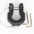 Black 7075 Aluminum Alloy Forged Trailer Hitch Bow Shackle U-hook Tow Hook Refit Partsl Off-road Car Accessoriesow 4