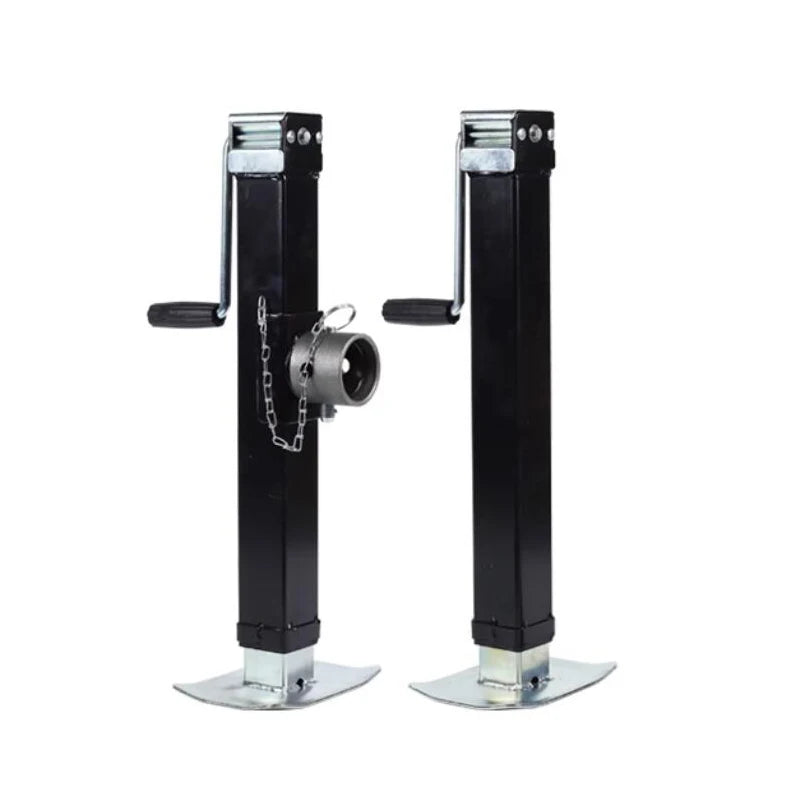 New High Quality 8000 Pound Heavy-duty Square Tube Trailer RV Jack Balance Lifting Support Leg Hitch Trailer Accessories 1