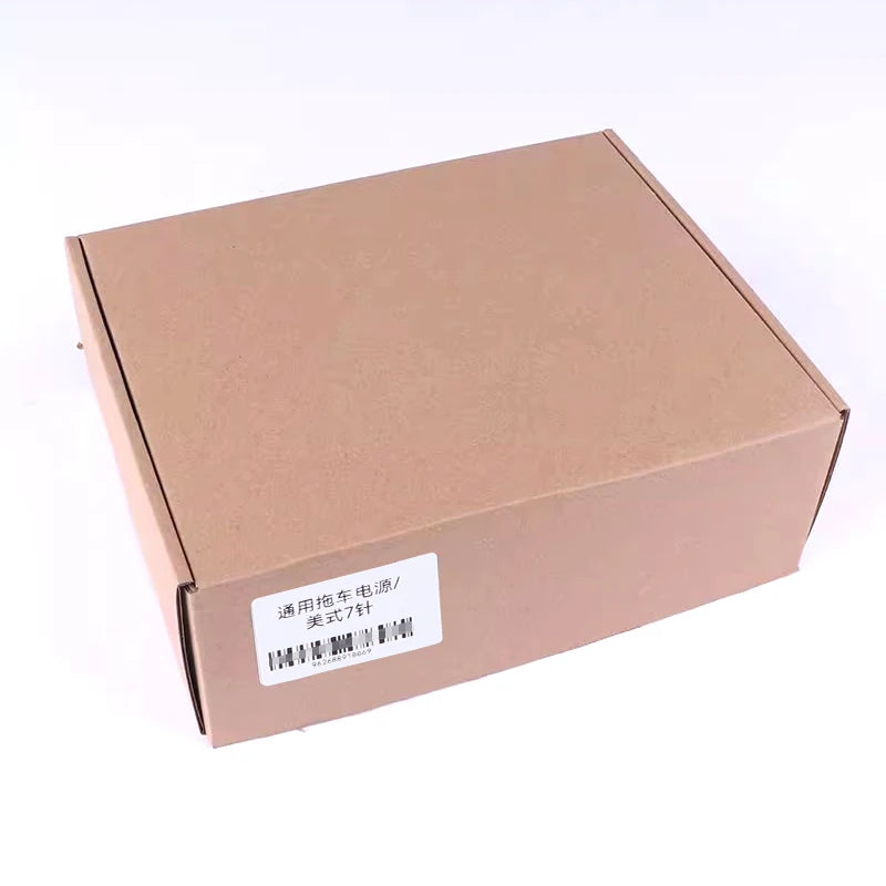 Universal US 7-Way Trailer Wiring Harness Parts Towing Electronics American Style 7 Pin Blade Trailer Plug Truck Trailer Hitch 4