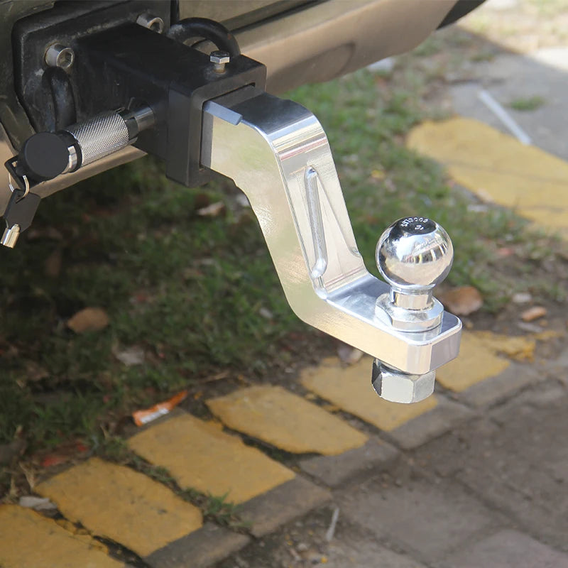 Trailer Hitch 2/4/6 Inch Aluminum Alloy Trailer Arm With 2" Hitch Ball 6000LBS Tow Load Tow Hook Trailer Parts & Car Accessories 5