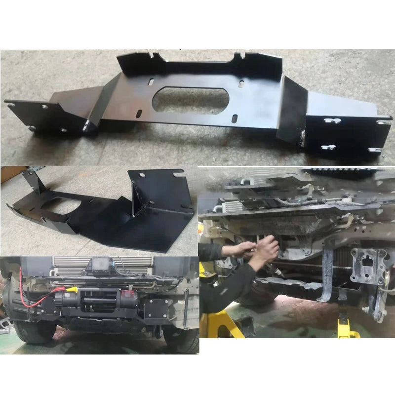 For Great Wall King Kong Cannon Winch Mounting Rack Holder Front Bumper Winch Tray Bracket Trailer Hitch Frame Car Accessories 5