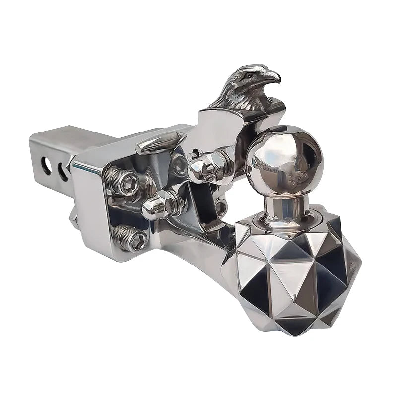 Trailer Stainless Steel Towing Hook Match 2inch Receiver Eagle Head Design Refit Parts Trailer Hitch Arm Camping Car Accessories 6