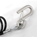 3500LBS Spring Steel Wire Rope Trailer Safety Rope, Trailer Hitch Accessories 3