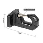 Scorpion Tail Design 8T Heavy Duty Black Forged Towing Hook Pintle Hook for Trailer Hitch Trailer Parts & Accessories 3