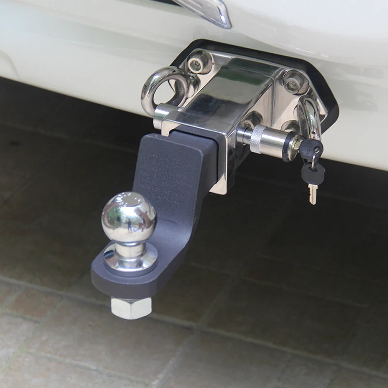 American Style 2-Inch Square Stainless Steel Trailer Towing Device Off-Road Accessories for PRADO 4x4 6