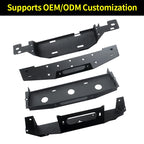 For Nissan Patrol Y61 Steel Front Bumper Winch Tray Bracket Trailer Winch Refit Parts Trailer Hitch Winch Cradle Car Accessories 4