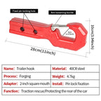 Scorpion Tail Hook Suitable for 2inch Receiver 40CR Forging Trailer Arm Trailer Hitch Refit Parts Tow Hook Off-road Accessories 2