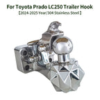 Trailer Stainless Steel Towing Hook for 23-24 Year Prado LC250 Eagle Head Design Parts Trailer Hitch Arm Camping Car Accessories 1