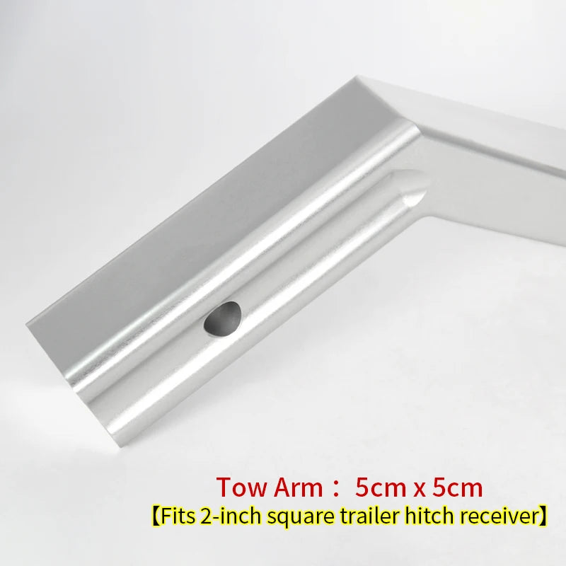 Aluminum Alloy 6Inch Towing Arm with 2-Inch Trailer Hitch Ball Off-road Refit Trailer Hitch Parts Tow Hook Trailers Accessories 5