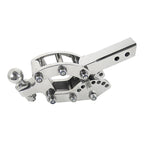 2 Inch Adjustable Chrome Plated Trailer Hitch Drop Ball Mount Heavy Duty Towing Hitch Hook for Universal SUV Pickup Accessories 3