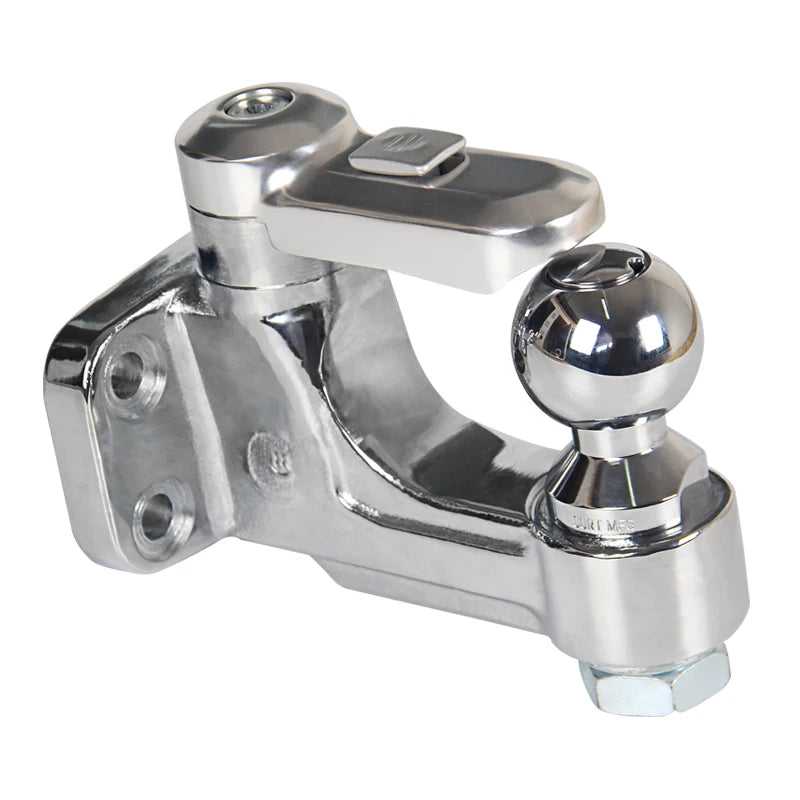 New Universal Detachable Heavy Duty Steel Tow Ball Trailer Hitch Forged Hook Easy Installation 85x45mm Parts Car Accessories 1