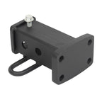 New Heavy Duty Steel Square Mouth Base Ring Trailer Hitch 10000lbs Load Capacity 2inch Receiver Install Hole Camp Trailer 6