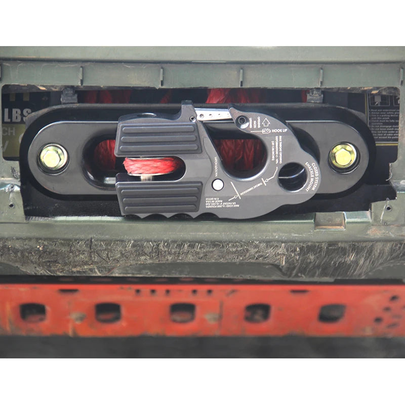 Off-Road Vehicle 254MM Winch Rope Guide Mouth Tow Hook Modified Parts Tow Hook Trailer Hitch Camp Trailer Accessories 6