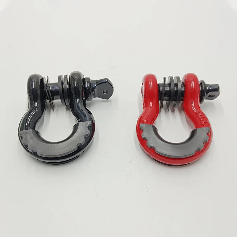 New American Style Forged U-Shaped Heavy Duty Steel Shackle Trailer Hitch Parts Off-Road Refit 10000lbs Capacity Release Buckle 5