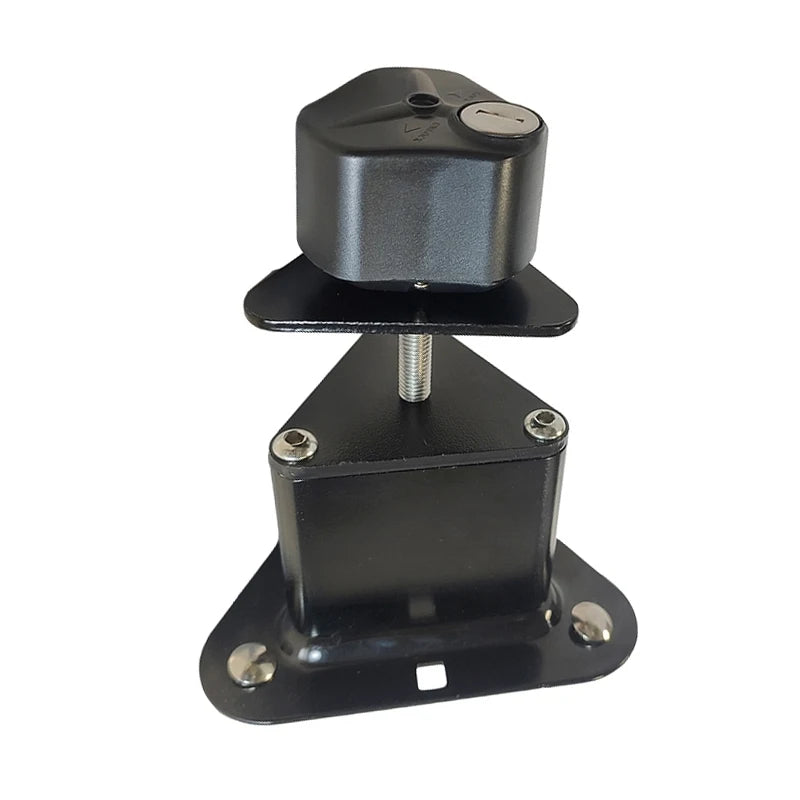 New High Quality Black Aluminum Alloy Triangle Hole Oil Drum Bracket Ball Mount Anti-Theft Trailer Trailer Accessories 3