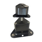New High Quality Black Aluminum Alloy Triangle Hole Oil Drum Bracket Ball Mount Anti-Theft Trailer Trailer Accessories 3