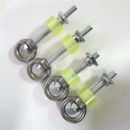 Customized M8 Metric Inch Ring Nut Screw Eye Nuts 304 Stainless Steel Heavy Industrial Bolt for Trailers Circular Ring Design 5