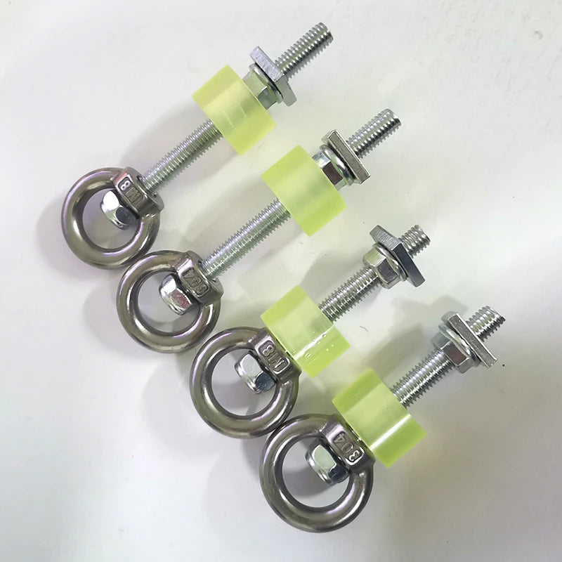 Customized M8 Metric Inch Ring Nut Screw Eye Nuts 304 Stainless Steel Heavy Industrial Bolt for Trailers Circular Ring Design 5