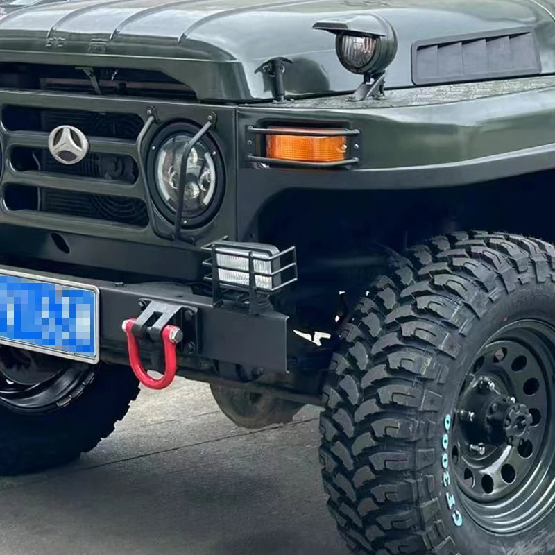 For Jeep Wrangler JK JL TJ Front Bumper Base Shackle Hook Parts Trailer Hitch Tow Recovery Shackle Towing D-ring Car Accessories 5