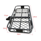 Alloy Material Car Rear 2inch Receiver Outdoor Luggage Basket Frame Kit Basket Rack Trailer Hitch Camp Trailer Accessories 3