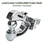 Mirror Surface Process 304 Stainless Steel Trailer Hook Match 2inch Receiver Refit Parts Trailer Hitch Camping Car Accessories 1