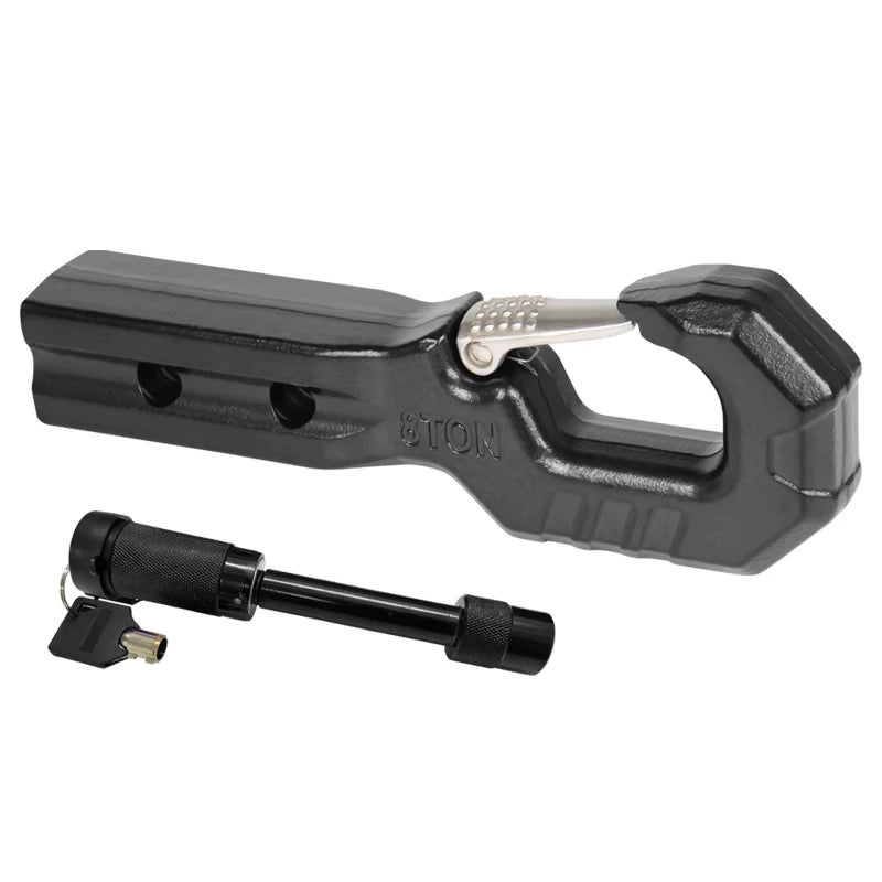 New High Quality 17600LBS Solid Forged Quick Insertion Trailer Hitch 2-Inch Square Mouth Connection Off-Road Accessories 4