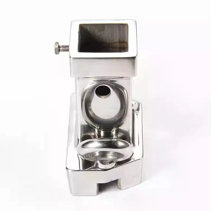 New High Quality HAVAL H9 Tank300 TANK500 Stainless Steel Square Mouth Trailer Hitch Refit Hook Parts Camp Trailer Car 6