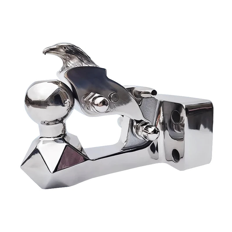 Trailer 304 Stainless Steel Towing Hook for Toyota LC250 Diamond Eagle Head Design Parts Trailer Hitch Base Off-road Accessories 6